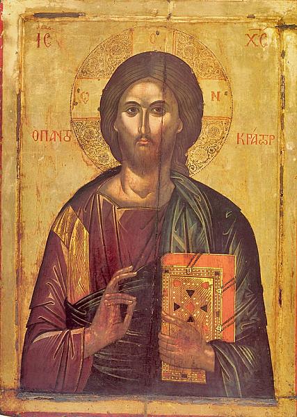 Ikona Gospod Isus Hristos – kaširana